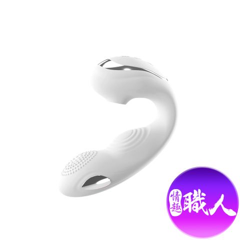 GALAKU|芙蕾雅 電擊款|吸吮摳動穿戴APP多功能按摩棒 白