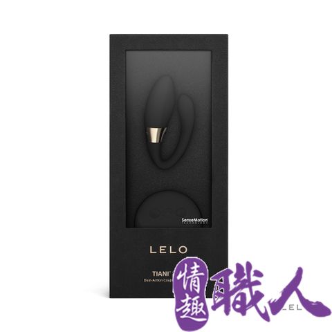 LELO 【情趣職人】 TIANI DUO無線遙控情侶共震按摩器黑色 情趣用品.情趣職人.共振環.震動環