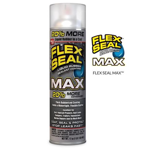 重量罐新上市 台灣獨家Flex Seal 飛速防水填縫噴劑(重量罐)-透明17 oz./482ml