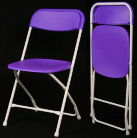 歐巴馬就職座椅icandy X02折疊椅-紫色 (6入)