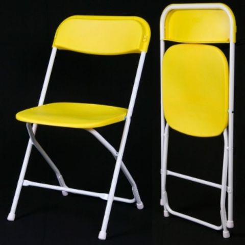 歐巴馬就職座椅icandy X02折疊椅-黃色 (6入)