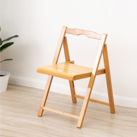 【AOTTO】免安裝楠竹折疊椅
