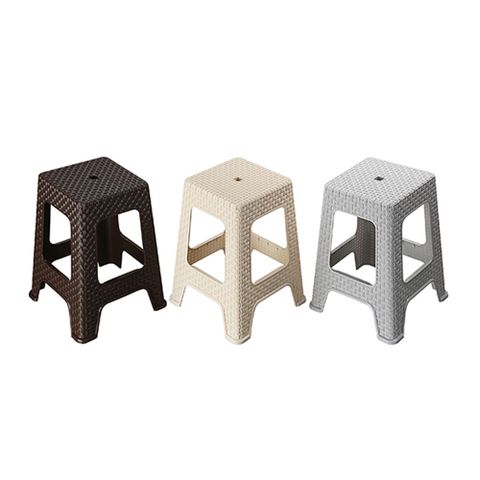 雅歌藤藝椅 塑膠椅 椅凳-47cm 4入組(3色任選)