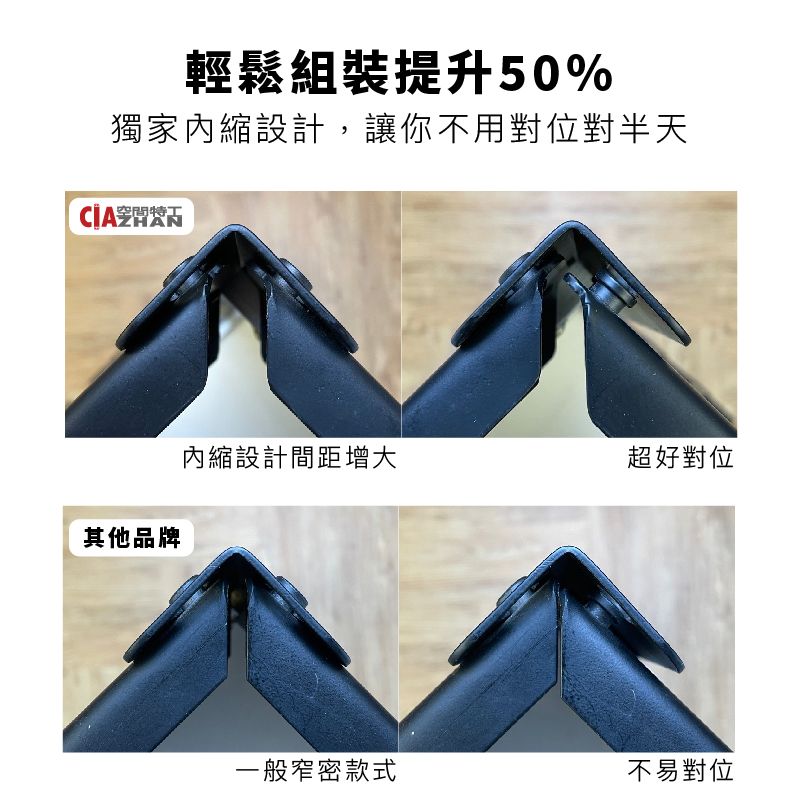 空間特工 白色免螺絲角鋼架 120x60x180cm 四層架