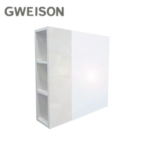 GWEISON 側開鏡箱收納置物櫃(鏡櫃)