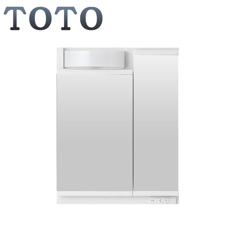 TOTO日本原裝進口 60CM雙面收納鏡櫃、照明、化妝鏡(LMPB060A2GDC1G)平行輸入