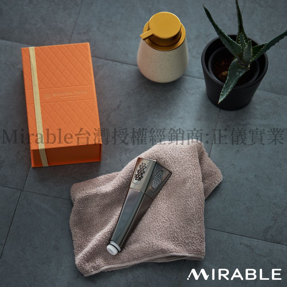  Mirable艷之美蓮蓬頭x1+龍捲風濾芯x1入組