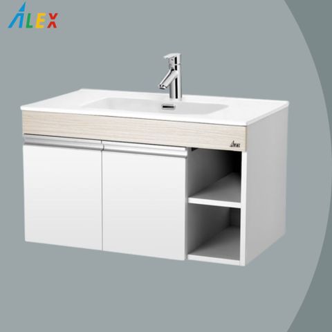 【ALEX 電光】簡約時尚浴櫃組ALT6821 (不含龍頭)防水PVC發泡材質