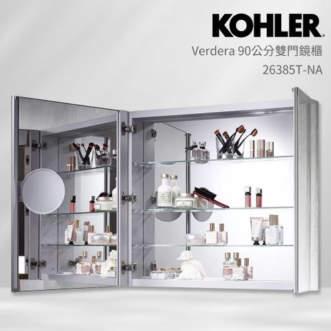 KOHLER Verdera 90公分雙門鏡櫃