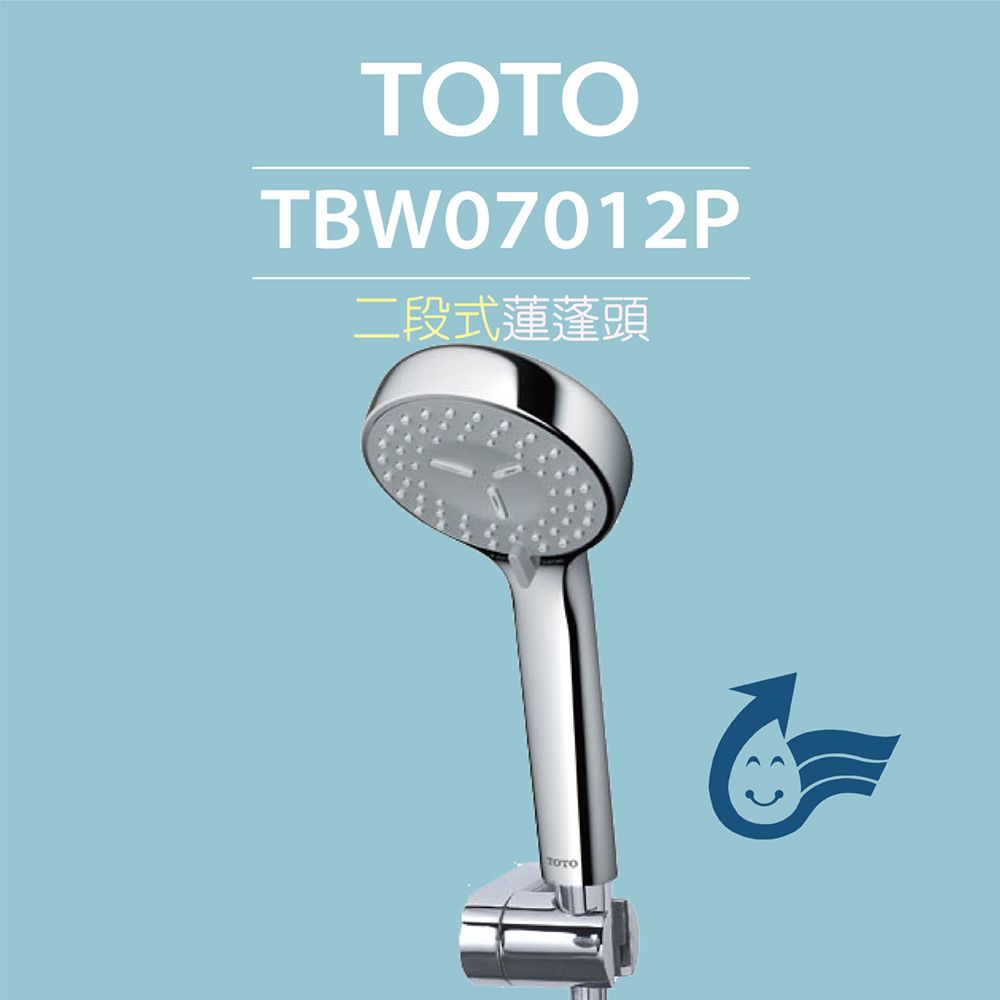 TOTO 二段式蓮蓬頭TBW07012P(舒膚模式活膚模式普級省水)