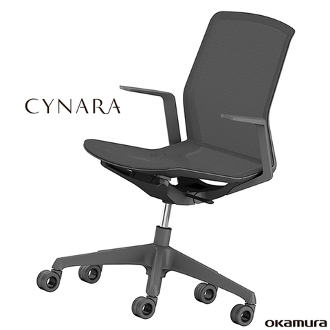 OKAMURA CYNARA人體工學概念椅(深灰色)