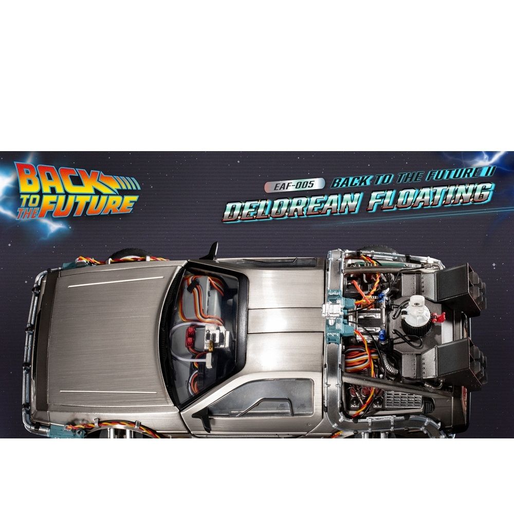 BACK FUTURETHEEAF-005 BACK TO THE FUTURE DELOREAN FLOATING