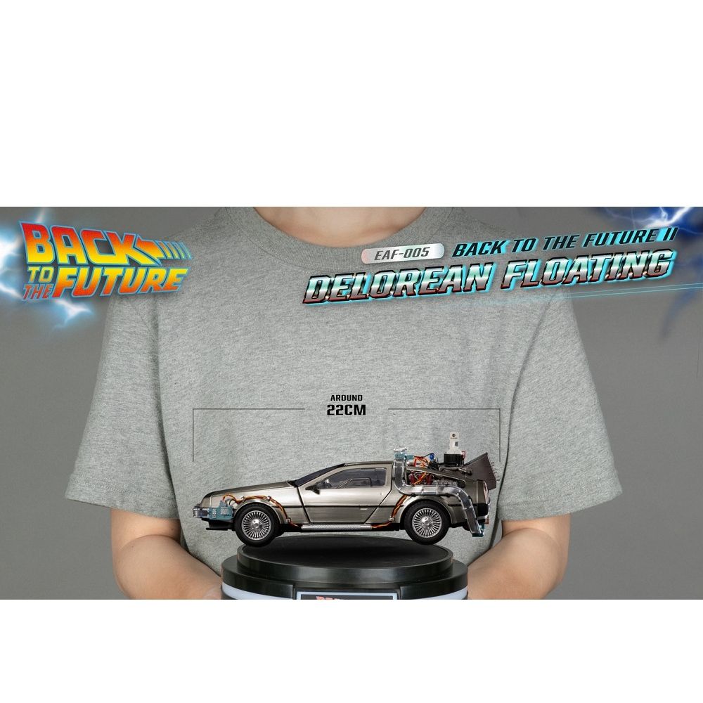 BACK EAF-005BACK TO THE FUTURE DELOREAN FLOATINGAROUND22CM