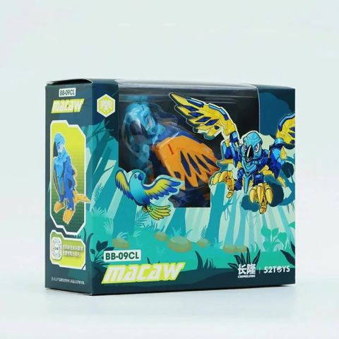 52TOYS BB-09CL BeastBox 猛獸匣 MACAW 機器鸚鵡 (長隆款)