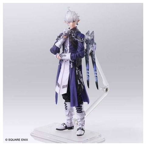 SQUARE ENIX 閃亮藝術畫 最終幻想7 太空戰士14 FF14 可動公仔 阿爾菲諾