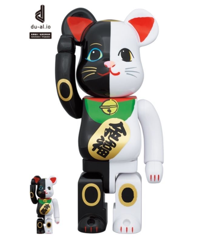 BE@RBRICK 招財猫金福100％ & 400％ - PChome 24h購物