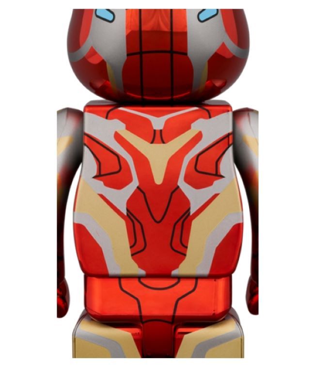 BE@RBRICK IRON MAN MARK 85 CHROME Ver. 100％ & 400％ - PChome 24h購物