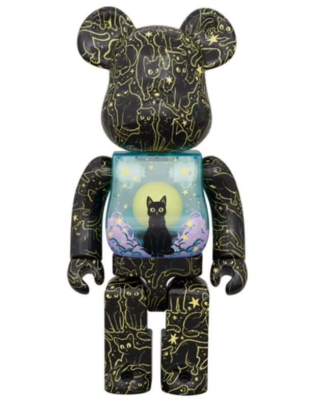 BE@RBRICK 庫柏力克熊夜空のネコ400％ - PChome 24h購物