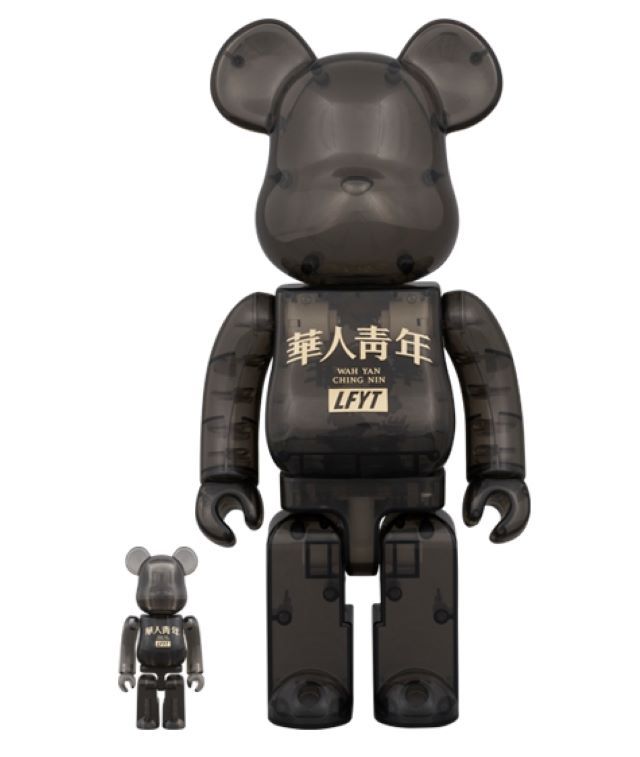 BE@RBRICK 庫柏力克熊華人青年黑400％ - PChome 24h購物