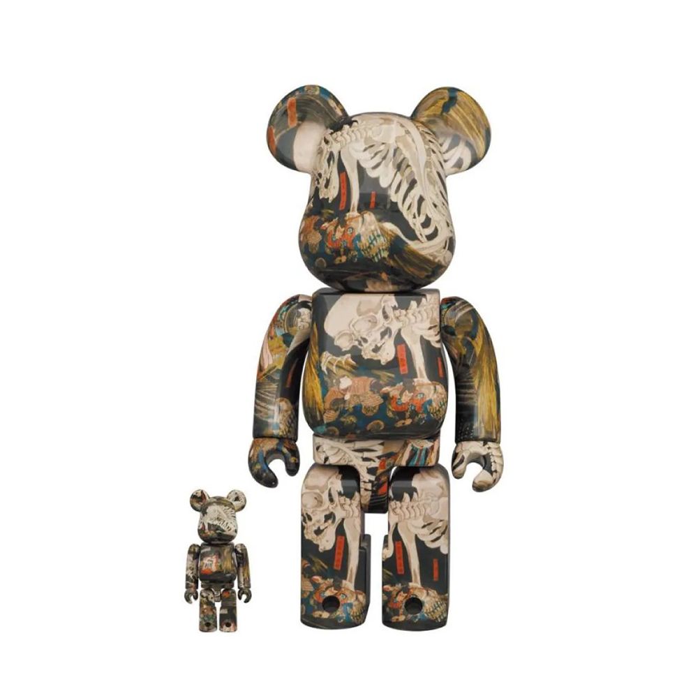 Be@rbrick 庫柏力克熊  歌川國芳 100%+400%