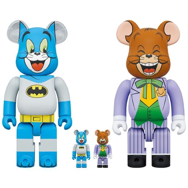  Be@rbrick 湯姆貓與傑利鼠 蝙蝠俠&小丑 100 & 400 套組