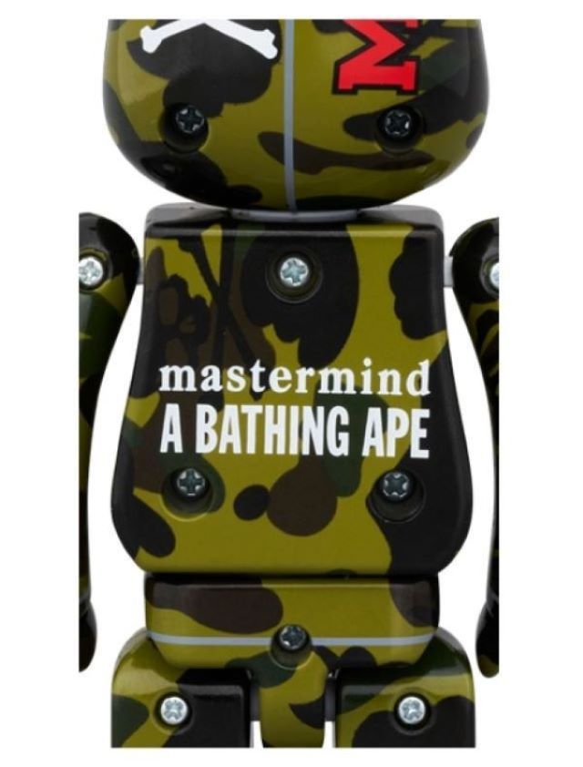 Be@rbrick 庫柏力克熊  超合金 MASTERMIND VS BAPE(R) GREEN 200%