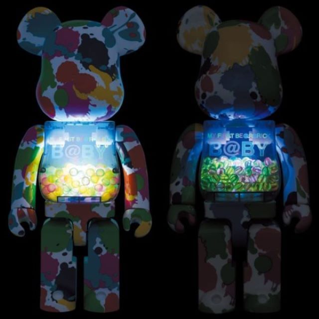 Be@rbrick 庫柏力克熊  MY FIRST B@BY COLOR SPLASH Ver. 1000 千秋