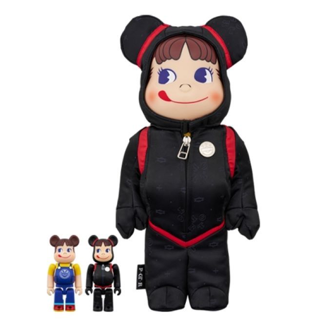  BE@RBRICK POTR 奶妹 黑裝 100%&400