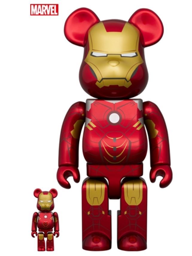  BE@RBRICK IRON MAN MARK IV 鋼鐵人 100 & 400