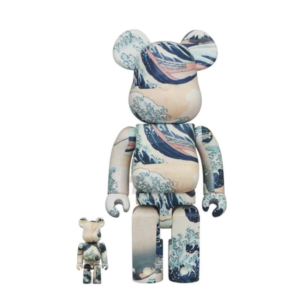 Be@rbrick 庫柏力克熊  神奈川 浮世繪 葛飾北齋 潮流公仔 100%+400%