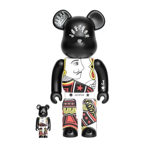 Be@rbrick 庫柏力克熊 BE@RBRICK x Phantaci Jay Chou 聯名款 庫柏力克熊 潮流公仔 100%+400%