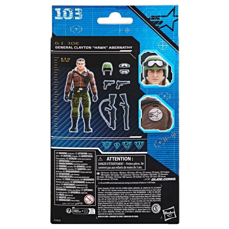 Hasbro 孩之寶 G.I.JOE 特種部隊 精英系列 6吋人物 老鷹將軍 阿伯納西將軍