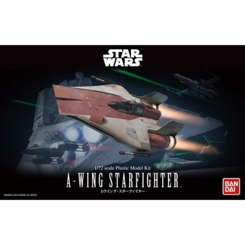 星際大戰 Star Wars 1/72 A翼星式戰機 組裝模型
