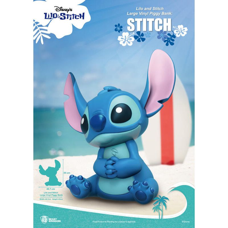  VPB-005 星際寶貝 大型搪膠 存錢筒 史迪奇款 STITCH 史迪奇