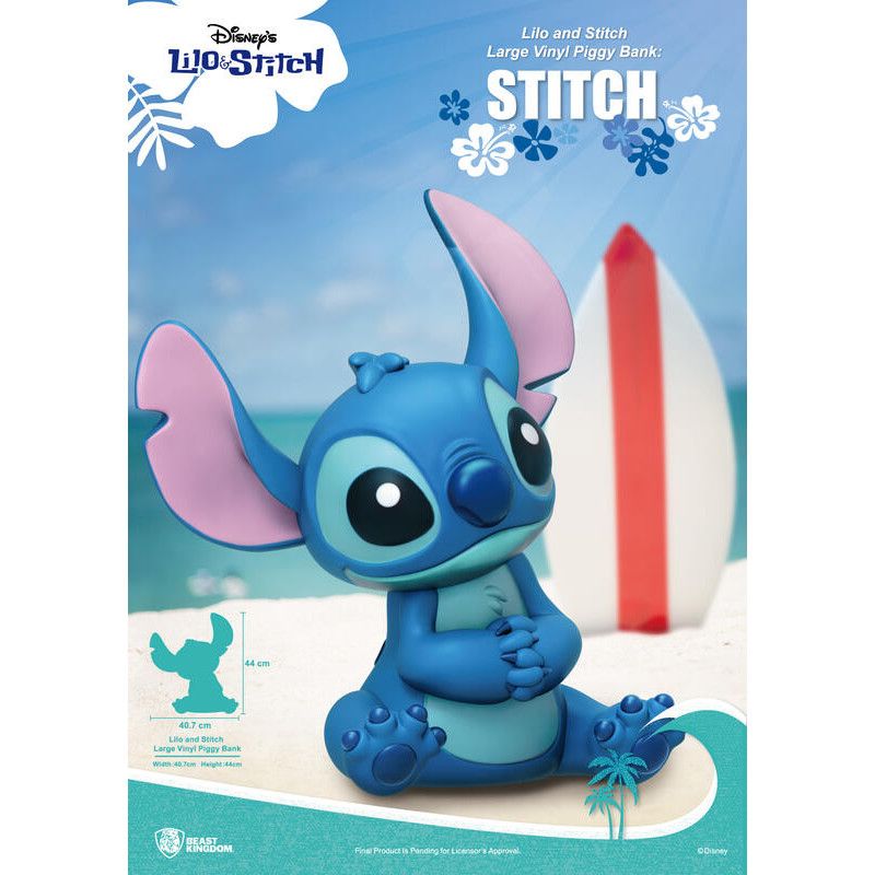  VPB-005 星際寶貝 大型搪膠 存錢筒 史迪奇款 STITCH 史迪奇