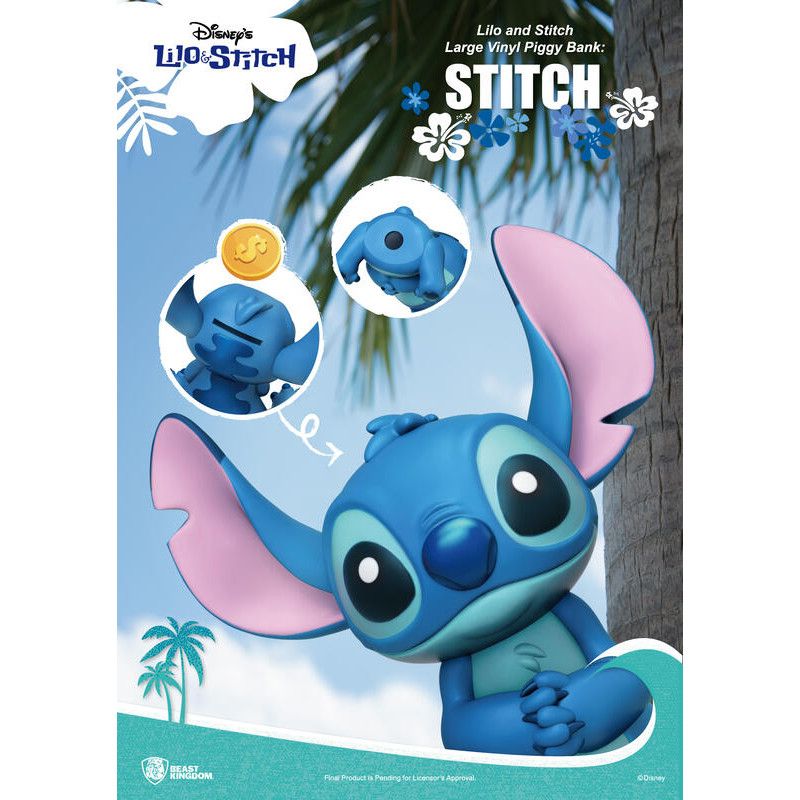  VPB-005 星際寶貝 大型搪膠 存錢筒 史迪奇款 STITCH 史迪奇