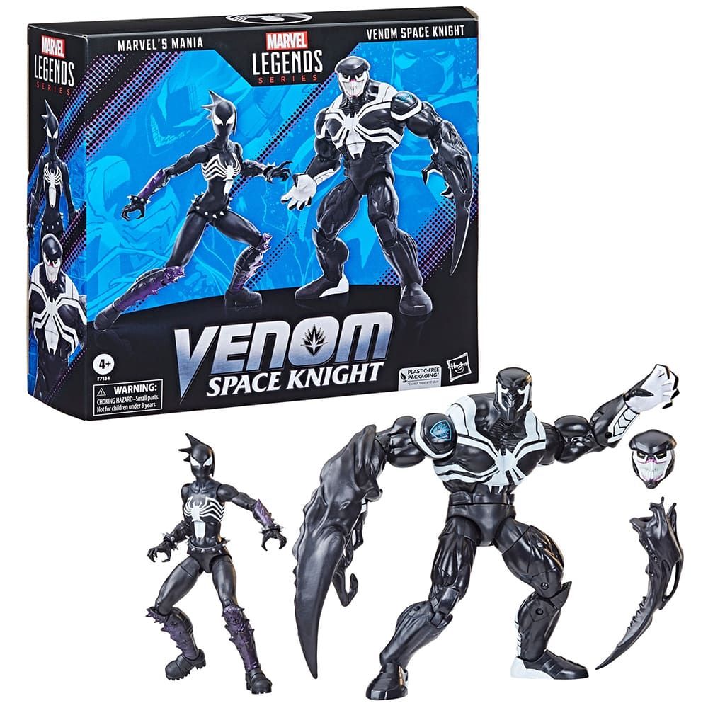 Hasbro 孩之寶 漫威 MARVEL 猛毒 6吋 傳奇人物 VENOM SPACE KNIGHT 二人組