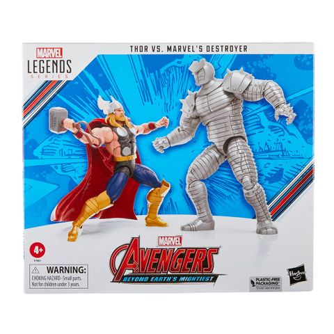 Hasbro 孩之寶 漫威 MARVEL 復仇者聯盟60週年 6吋傳奇人物 THOR & DESTROYER 兩入組