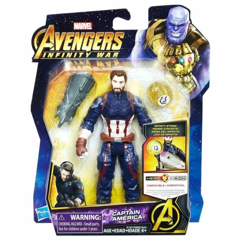 MARVELAVENGERSINFINITY WARA WARNING:CHOKING HAZARD-Small partsCAPTAINAMERICAE1407/ AsstNot for children under 3 years. AGE EDAD IDADE 4+INFINITY STONEPIERRE D'INFINITEGEMA DEL INFINITO  INFINITO VISIONCOMPATIBLE COMPATÍVEL