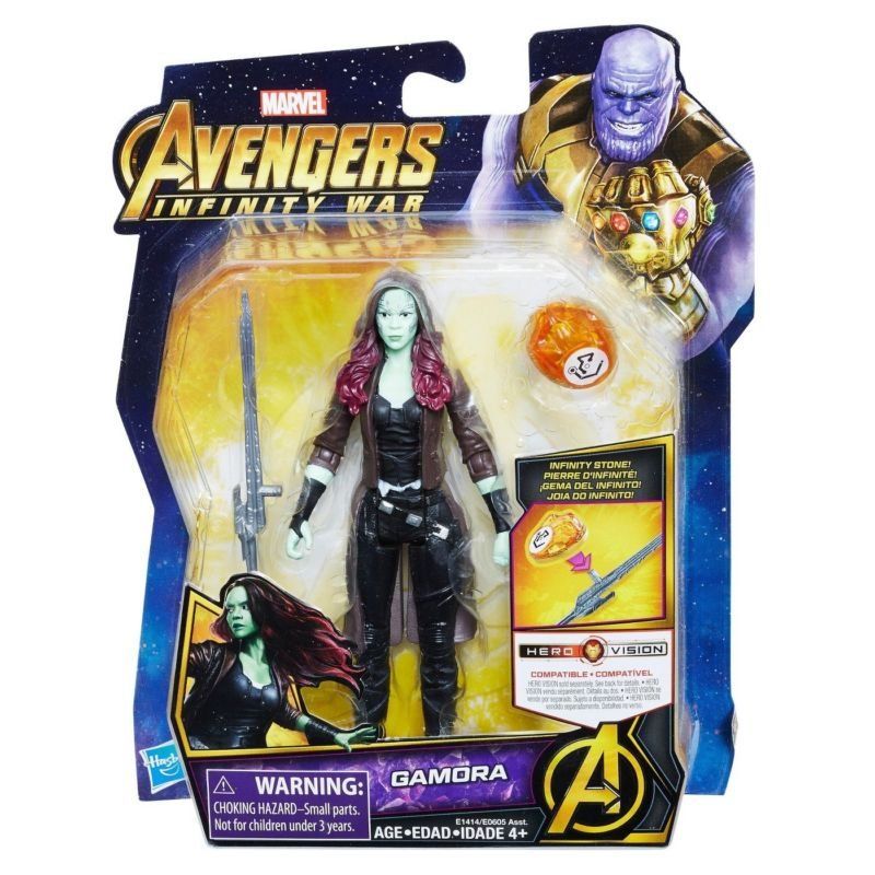 Hasbro 孩之寶 漫威 復仇者聯盟 6吋人物組&無限寶石 葛摩菈 GAMORA