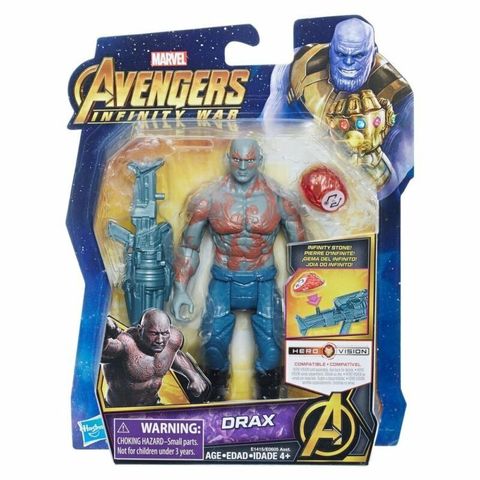 Hasbro 孩之寶 漫威 復仇者聯盟 6吋人物組&無限寶石 毀滅者 德克斯 DRAX