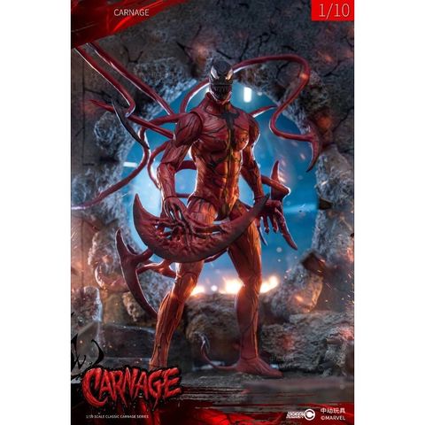 中動玩具 1/10 血蜘蛛 屠殺 CARNAGE 漫威 MARVEL 可動人偶