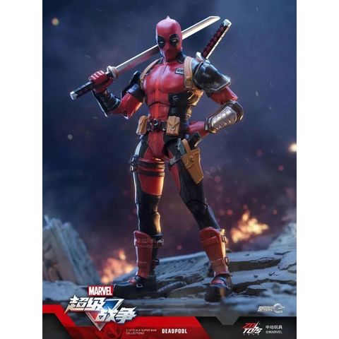 中動玩具 1/10 超級戰爭 死侍 DEADPOOL 漫威 MARVEL 可動人偶