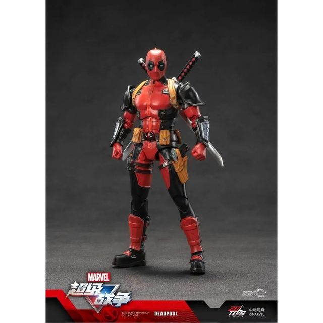 死侍 中動玩具1/10 超級戰爭死侍DEADPOOL 漫威MARVEL 可動人偶- PChome 24h購物