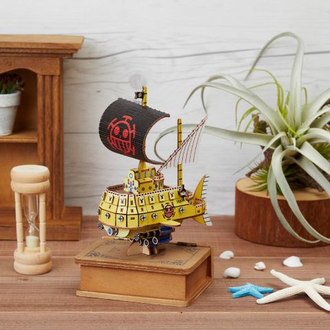 日本【wagumi】One Piece木質立體拼圖-羅潛水艇