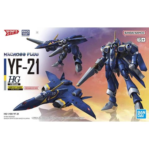 BANDAI 萬代 代理版 組裝模型 HG 1/100 超時空要塞 MACROSS YF-21