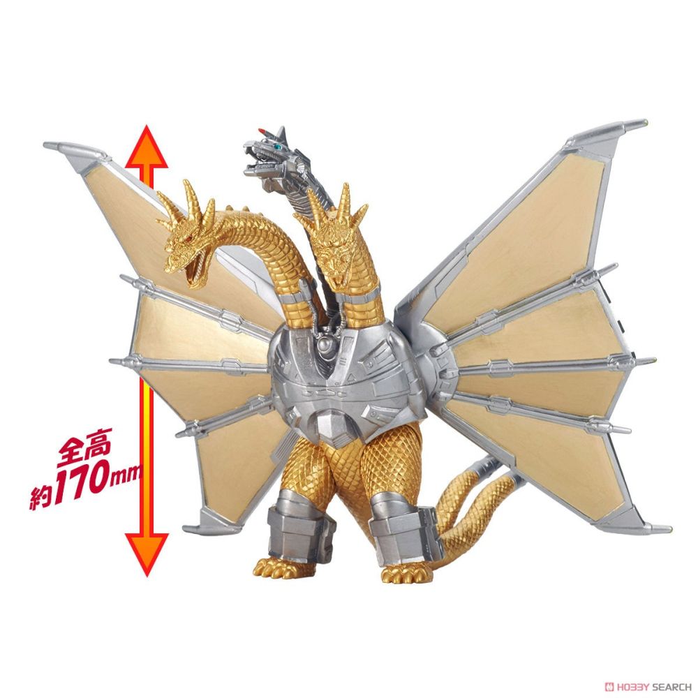 BANDAI 萬代 MOVIE MONSTER系列軟膠 哥吉拉 機械王者基多拉