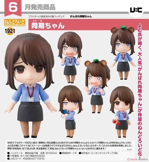 Good Smile Company 好微笑 代理版 GSC 黏土人 Yomu 加油吧同期醬 1921 同期醬 Douki-chan