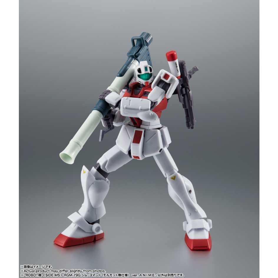 BANDAI 萬代 代理版   ROBOT魂 機動戰士鋼彈 RGM-79G 吉姆指揮官型 天竺鼠隊仕樣 動畫版