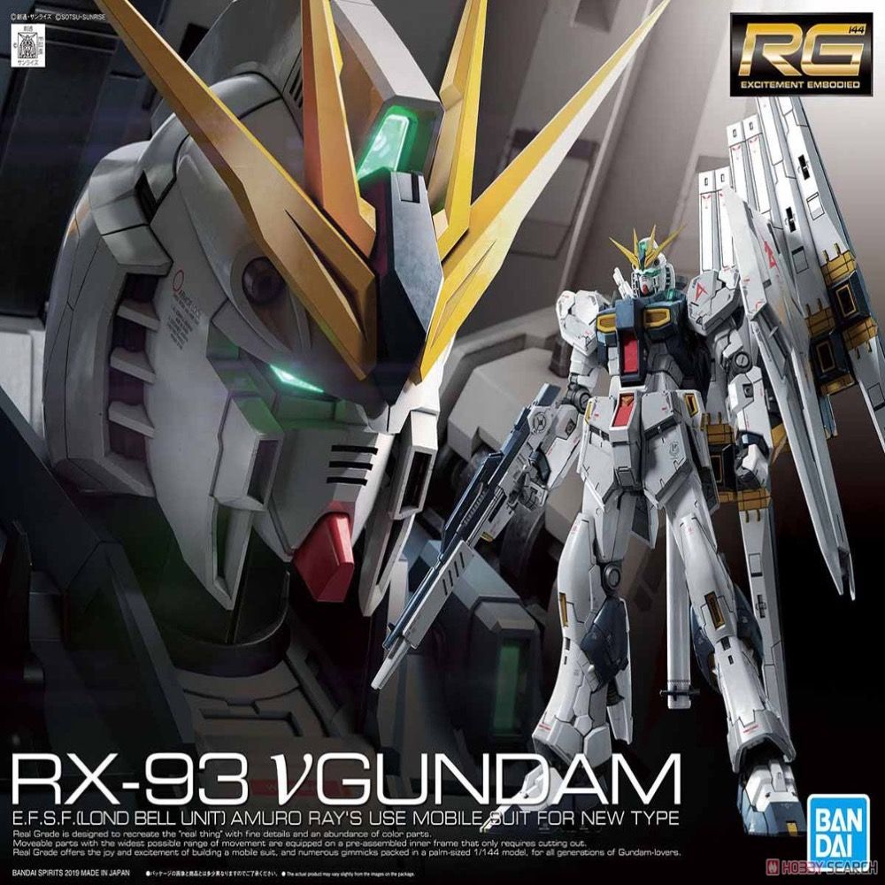 BANDAI 萬代 代理版   組裝模型 RG #32 1/144 鋼彈 RX-93 v GUNDAM